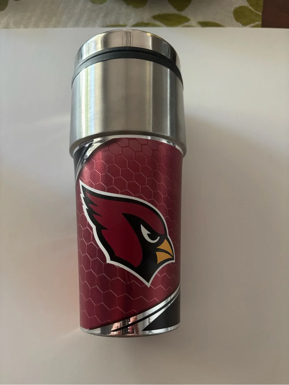 Arizona Cardinals Stainless Steel Travel Mug - Cardinal Red